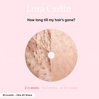 جهاز لورا لإزالة شعر الجسم كامل