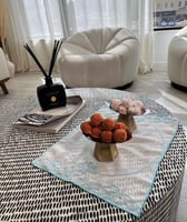 مفرش بزخارف تركواز