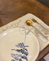 مفرش لينن ثقيل بجيب انيق وفريد