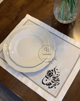 مفرش تصميم رمضان تطريز رمضان يجمعنا