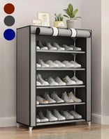 خزانة تنظيم أحدية من القماش 5 ارفف