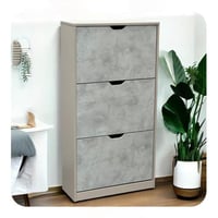 جزامة خشب قلاب للأحذية عصريه مكونه من 3 ارفف منزلق...