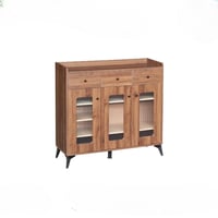 دولاب خشب 3 أبواب مكون من ارفف و أدراج متعدد المها...