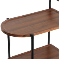 طاولة متحركة مودرن للضيافة والتقديم 2 رفوف تنظيم ,...