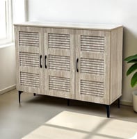 جزامة دولاب لتخزين الأحذية ثلاثة أبواب 5 أرفف خشب...