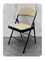 6 كراسي مناسبات ورحلات قابلة للطي لون بيج