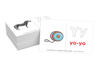 بطاقات الأحرف الإنجليزية