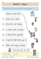 Phonics Daily Practice Book: Reception