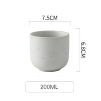 كوب قهوة سيراميك 200 مل طراز ياباني فاخر