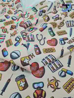 أقمشة رسومات طبية