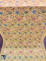 شيفون مطرز بحبات الكريستال