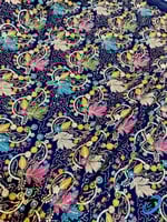 شيفون مطرز بحبات الكريستال