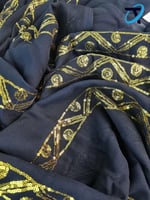 شيفون ترتر ذهبي