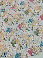 شيفون مطرز بحبات الكريستال