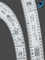 طقم مساطر أبيض