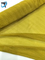 شيفون مقلم بالذهبي