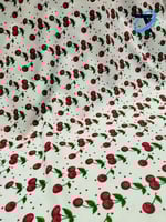 قطن تركي نقشة ناعمة الكرز اللذيذ