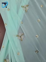 شيفون مطرز بالترتر وحبات اللؤلؤ /26