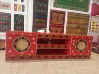 طاولة تلفزيون ملونة مترونصف