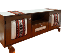 طاولة تلفزيون ملبسة قماش مترونص