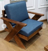 كرسي مفرد خشب