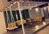 طقم جلسة خشب سويدي