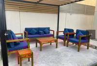 طقم جلسة خشب سويدي