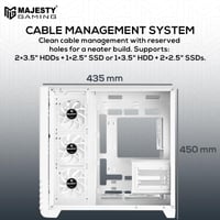 صندوق كمبيوتر ماجيستي ميد تاور بوليفارد مزود بـ بإ...