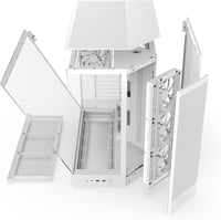 nzxt H9 Flow 2025 كيس كمبيوتر ابيض