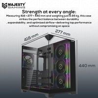 صندوق كمبيوتر ماجيستي ميد تاور اكس سبيس مزود بـ 7...