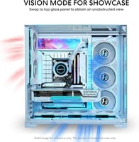 Lian Li O11 VISION Compact White صندوق كمبيوتر ليا...