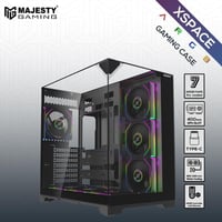 صندوق كمبيوتر ماجيستي ميد تاور اكس سبيس مزود بـ 7...