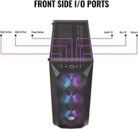 Cooler Master MasterBox TD500 Mesh V2 Mid Tower Ga...