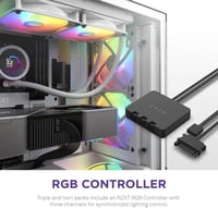 NZXT F120 RGB Core Sublime RGB - PWM Control - Tri...