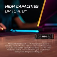 Kingston FURY Renegade 4TB PCIe Gen 4.0 NVMe M.2 I...