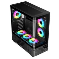 Egeira Case RAIDER BLACK, w/6 Argb fans, Type-C  ص...