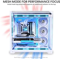 Lian Li O11 VISION Compact White صندوق كمبيوتر ليا...