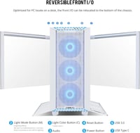 LIAN LI LANCOOL III E-ATX PC Case, Spacious RGB Ga...