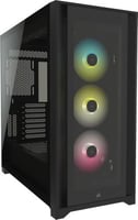 Corsair iCUE 5000X RGB Tempered Glass Mid-Tower AT...