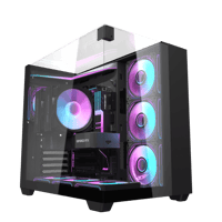 TH285 ATX PC Case كيس كمبيوتر اسود