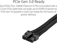 ASUS ROG Thor 1000W Platinum II Power Supply بور س...