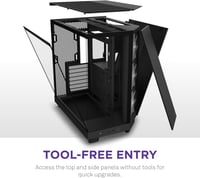 NZXT H6 Flow RGB Mid-Tower Airflow Case Black كيس...