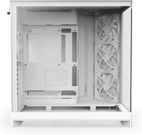 nzxt H9 Flow 2025 كيس كمبيوتر ابيض