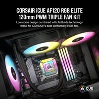 Corsair iCUE AF120 RGB Elite Triple Fan Kit Black