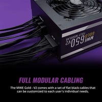 Cooler Master MWE 650 Gold V2 Power Supply - Fully...