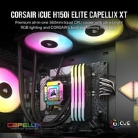 Corsair iCUE H150i Elite CAPELLIX XT 360mm Liquid...