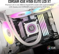 Corsair iCUE H150i Elite LCD XT Liquid CPU Cooler...