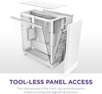 NZXT H7 Flow 2024 - Mid-Tower ATX Airflow Case Whi...