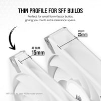 Corsair iCUE AF120 RGB Elite Single White