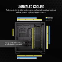 CORSAIR 6500D AIRFLOW Mid-Tower ATX Dual Chamber P...